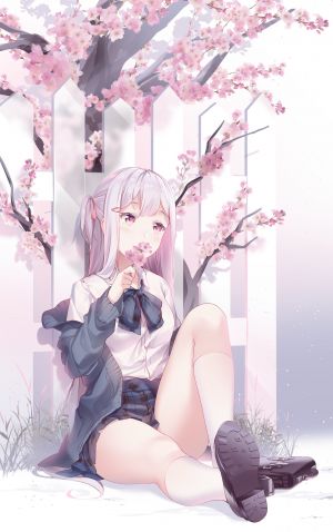 rimuu,制服,掀裙