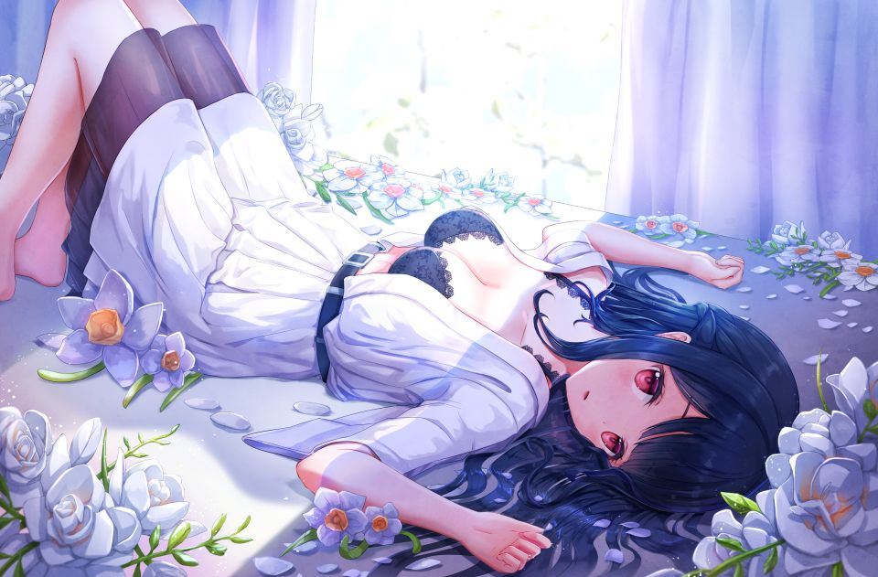 原创 Lunacle Single 长发 视线正对 脸红 前发 Breasts