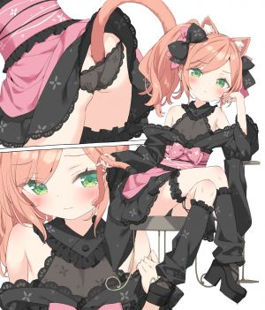 peko,水無月サラミ,兽耳,garter,萝莉,萝裙,猫耳,No-Bra,胖次,panty_pull,看穿,掀裙,和风