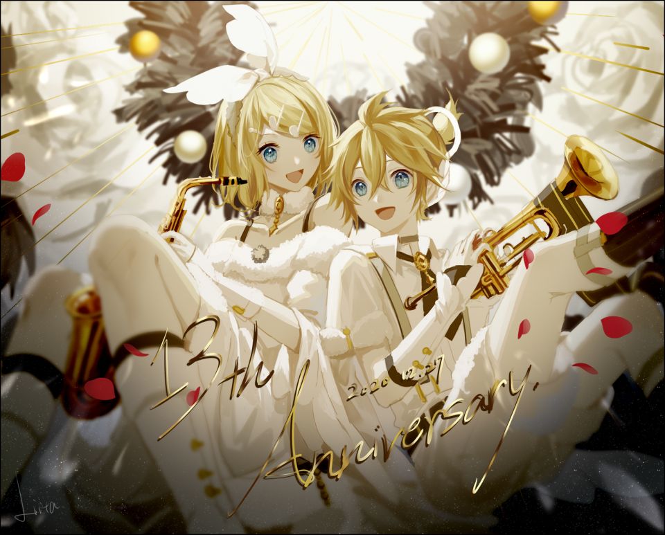 鏡音レン 鏡音リン VOCALOID 乐器 Signed