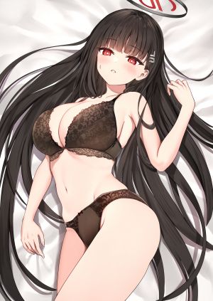 sune,tsukatsuki_rio,蔚蓝档案,天使,bra,lingerie,胖次