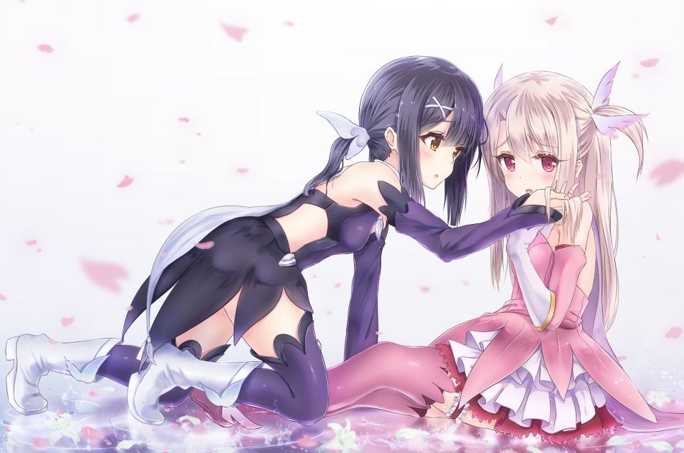 伊莉雅 美游 Prisma_Illya 魔法少女☆伊莉雅 Fate系列 脸红 发饰 长发