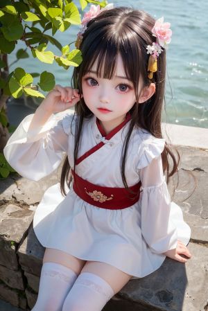 Pluto_Hardess,汉服,中国风,hanfu,萝莉,过膝袜,丝袜,Realistic,JC,女孩子,kawaii