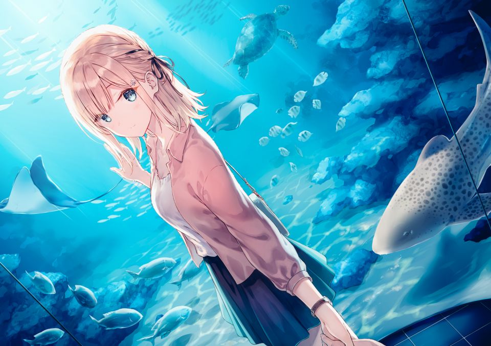 飛天御姉流 原创 动物 三股辫 茶发 短裙